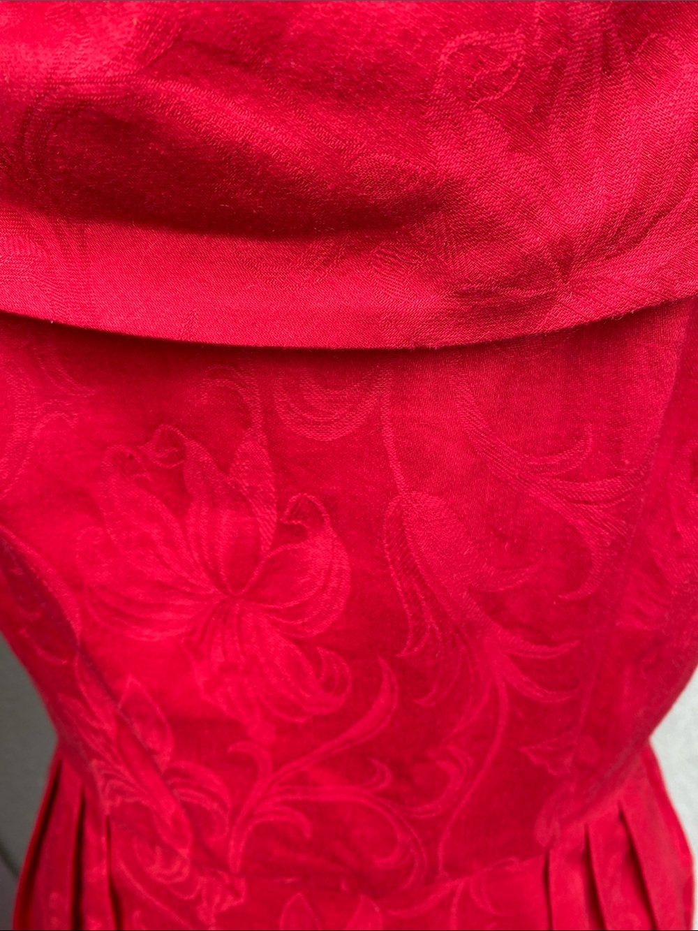Liz Claiborne Bold Red Midi Sheath Dress - Picture 3 of 10